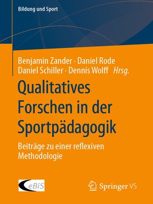 cover image of Qualitatives Forschen in der Sportpädagogik